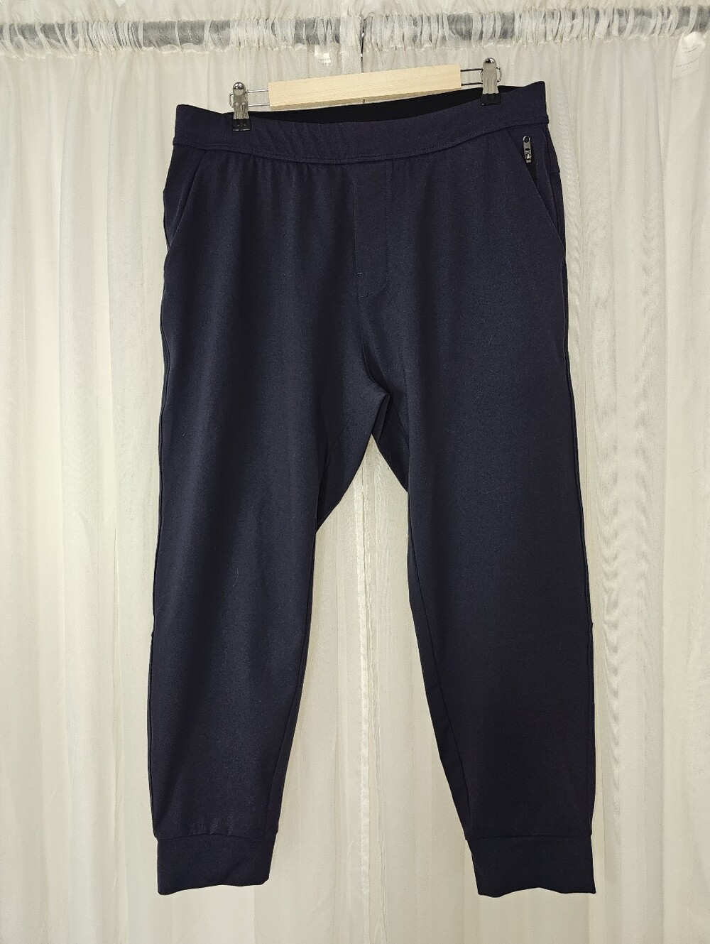 Public Rec All Day Every Day Jogger Navy Blue Athleisure Travel Comfy Sleek 36